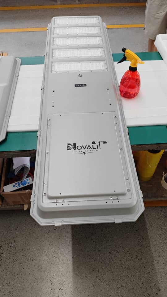 Novalit Solar Africa solar lighting production area and product showcase